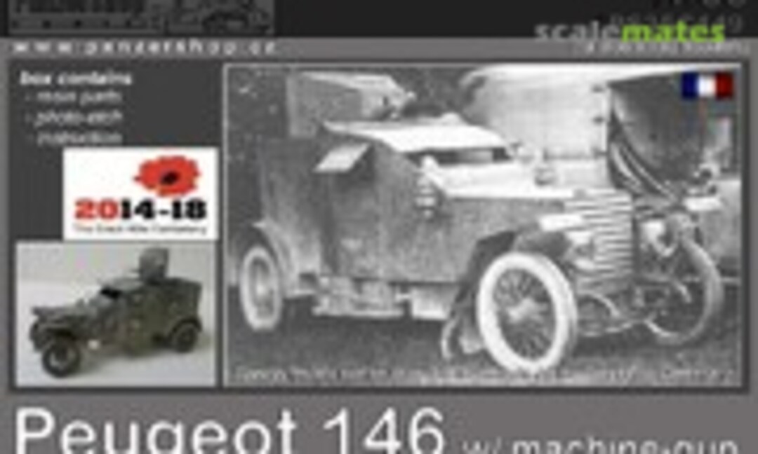 1:35 Peugeot 146 w/ machine-gun (PanzerShop PS35C149) PS35C149