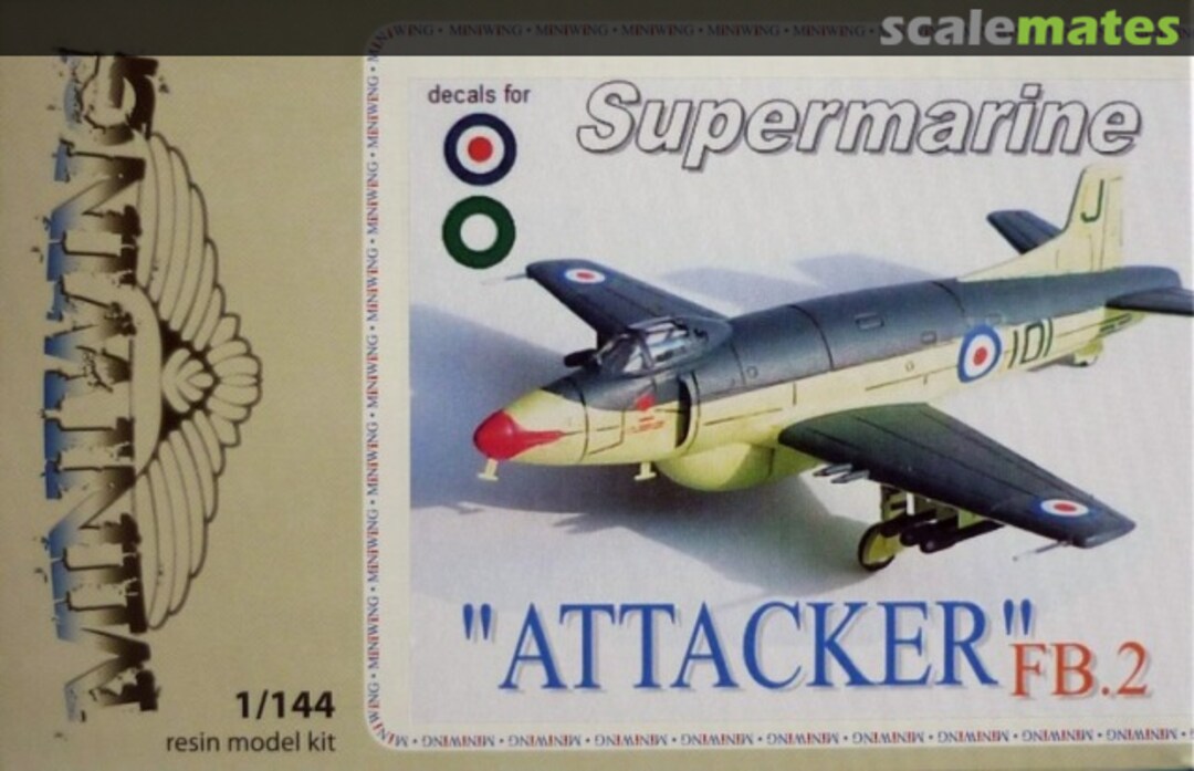 Boxart Supermarine Attacker FB.2 mini075 Miniwing