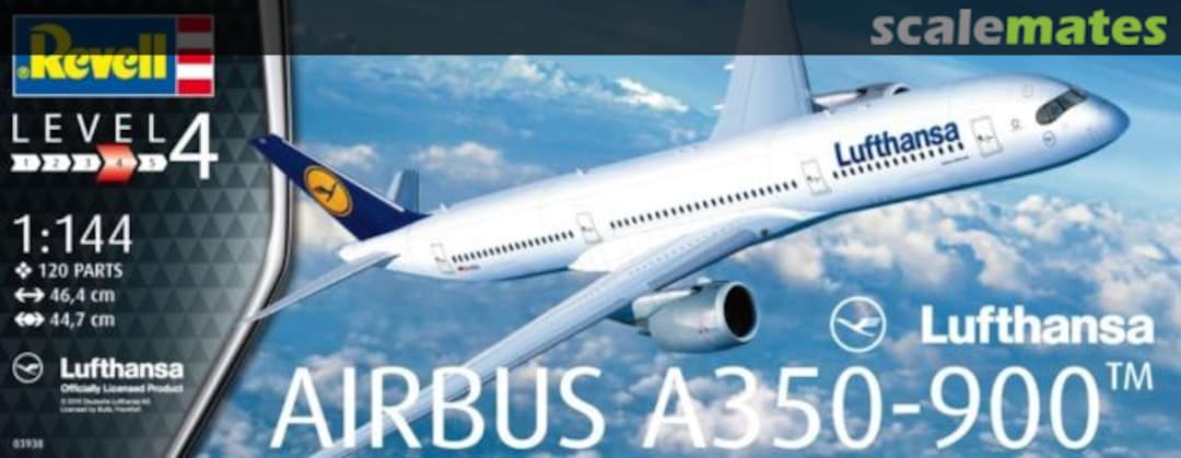 Boxart Airbus A350-900 Lufthansa 03938 Revell Boxart Airbus A350-900 Lufthansa 03938 Revell