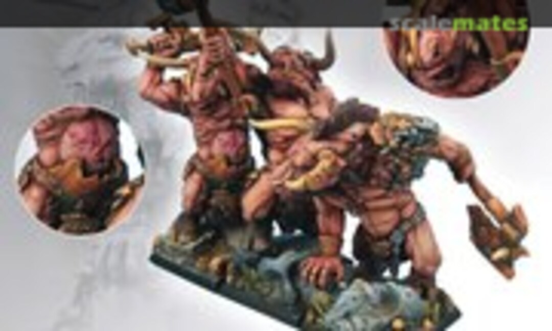 28mm Minotaurs Warriors Set 3 (Scibor Monsterous Miniatures 28FM0045) 28FM0045