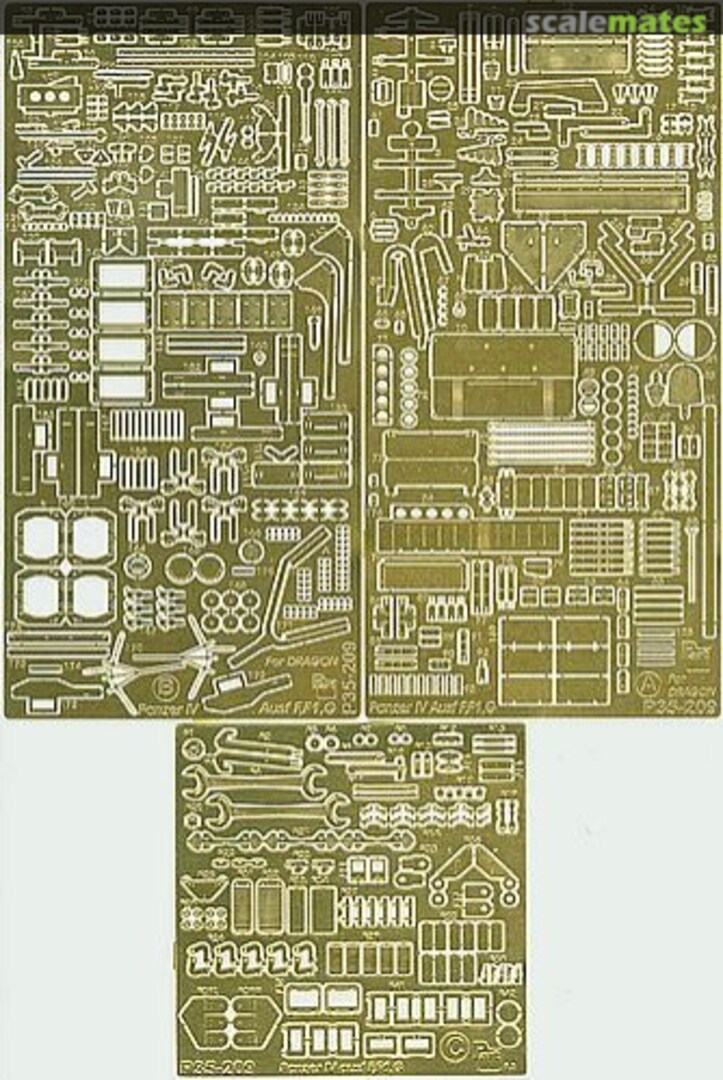 Boxart Panzer IV Ausf. F,F1,G P35-209 Part Boxart Panzer IV Ausf. F,F1,G P35-209 Part
