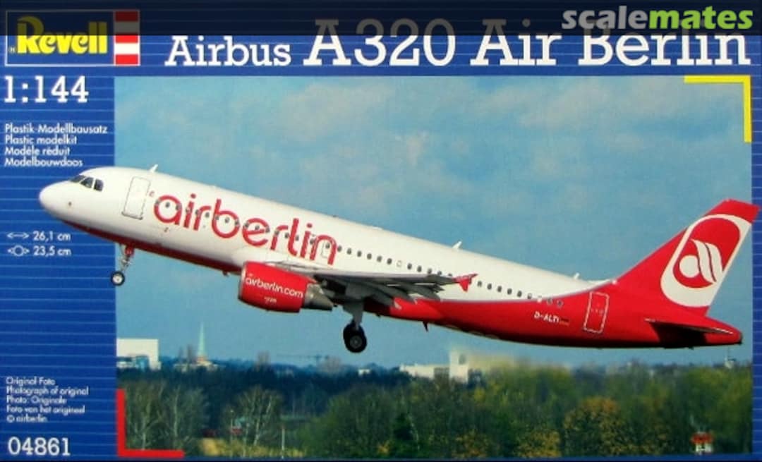 Boxart Airbus A320 Air Berlin 04861 Revell Boxart Airbus A320 Air Berlin 04861 Revell