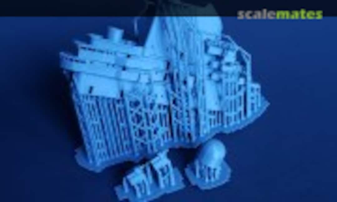 1:530 USS Lexington CVT-16 Island, 1993 (Model Monkey 530-CV16 1993) 530-CV16 1993