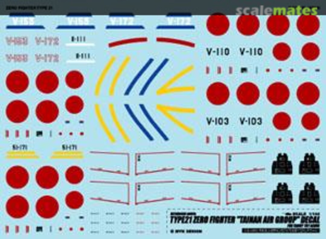 Boxart Mitsubishi A6M2b Zero Fighter Model 21 `Tainan Air Group` A-78 MYK Design Boxart Mitsubishi A6M2b Zero Fighter Model 21 `Tainan Air Group` A-78 MYK Design