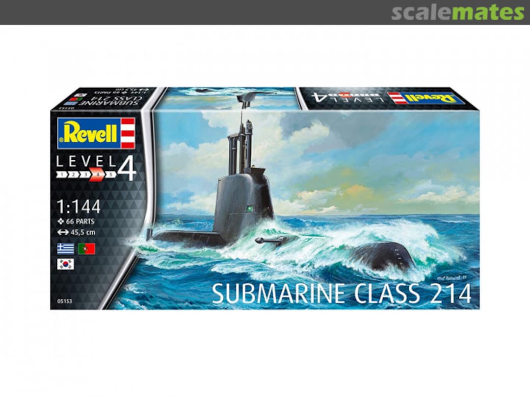 Boxart Submarine Class 214 05153 Revell Boxart Submarine Class 214 05153 Revell