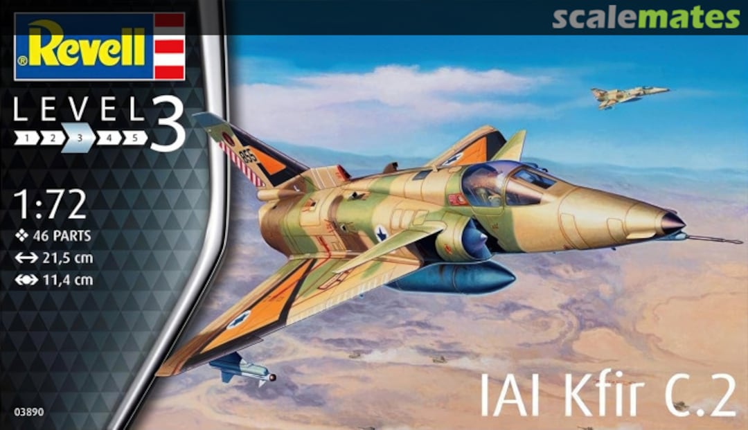 Boxart IAI Kfir C.2 03890 Revell Boxart IAI Kfir C.2 03890 Revell