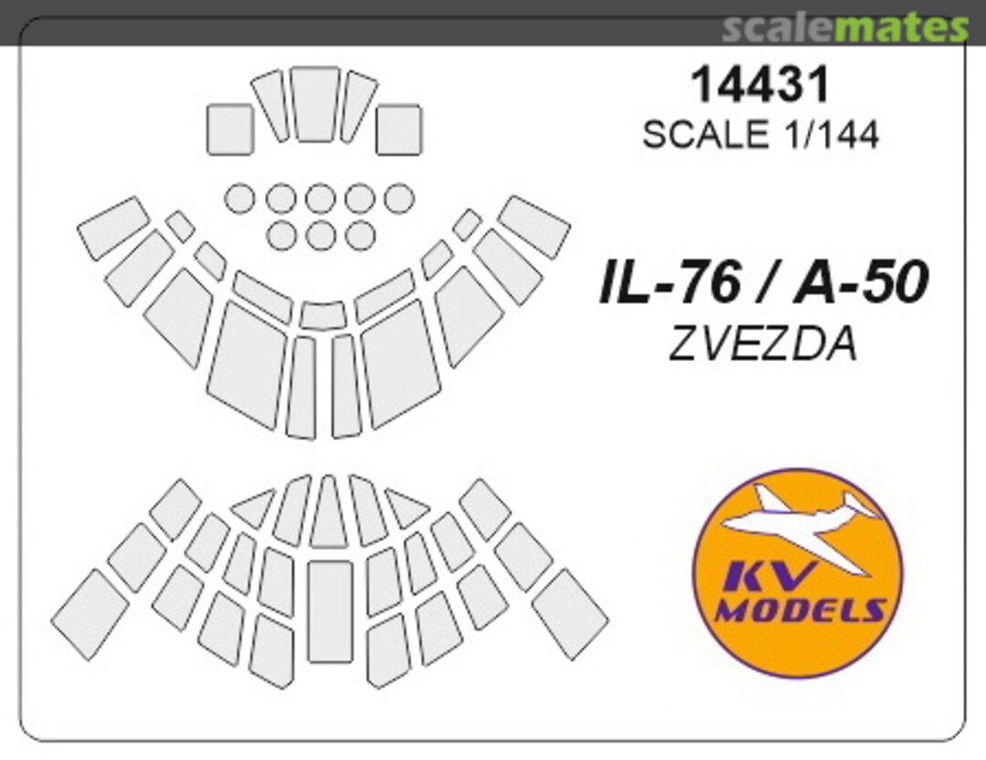 Boxart Ilyushin IL-76 / A-50 14431 KV Models Boxart Ilyushin IL-76 / A-50 14431 KV Models