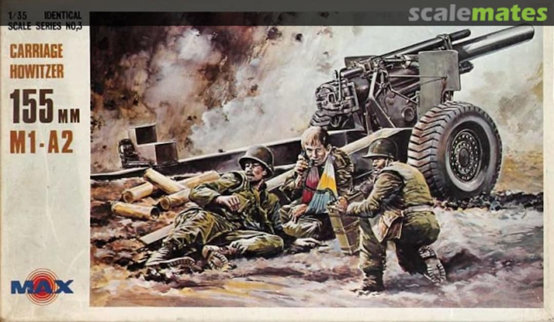 Boxart 155mm M1-A2 M3 MAX Plastic Model
