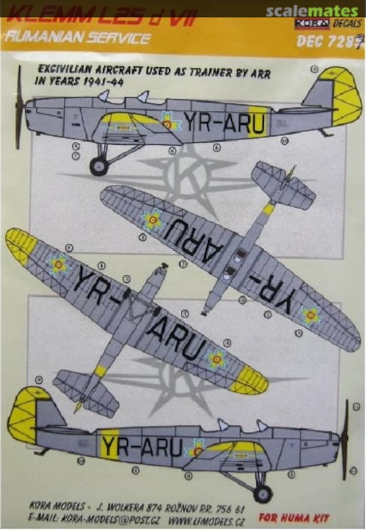 Boxart Klemm L25d VII DEC7287 Kora Models