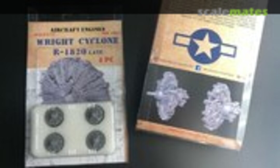 1:72 Wright Cyclone R-1820 late (4 pcs) (Print Scale PSR72015) PSR72015