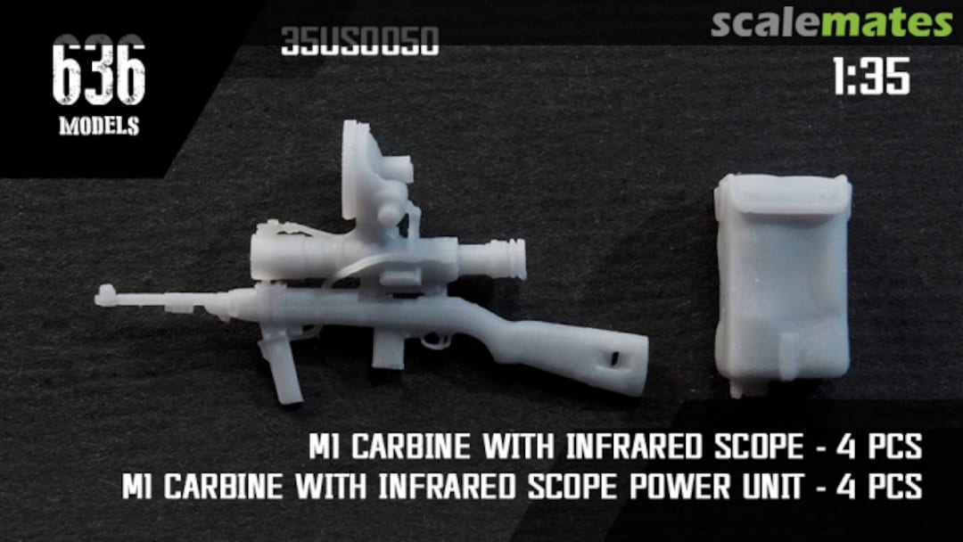 Boxart M1 CARBINE WITH INFRARED SCOPE 35US0050 636 Models Boxart M1 CARBINE WITH INFRARED SCOPE 35US0050 636 Models