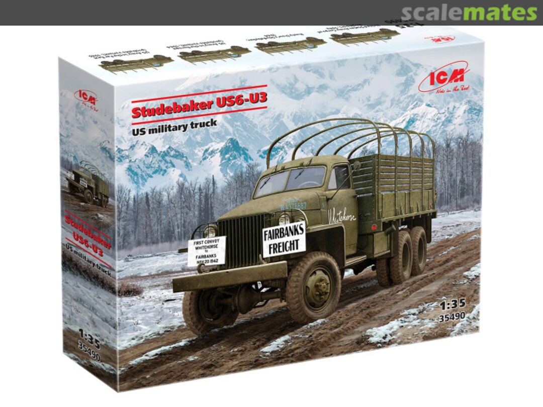 Boxart Studebaker US6-U3 35490 ICM Boxart Studebaker US6-U3 35490 ICM