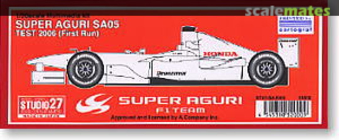 Boxart Super Aguri SA05 ST27-SA2000 Studio27 Boxart Super Aguri SA05 ST27-SA2000 Studio27