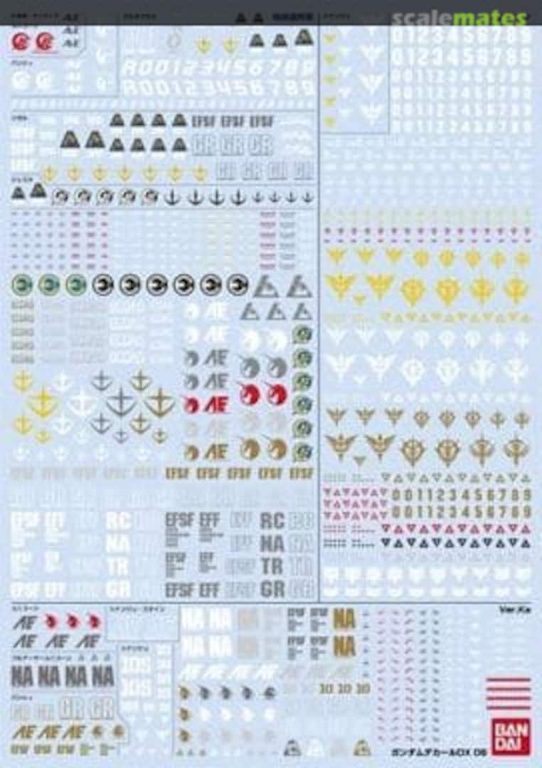 Boxart Decals for MS (Gundam Unicorn) 2 2258714 Bandai Boxart Decals for MS (Gundam Unicorn) 2 2258714 Bandai