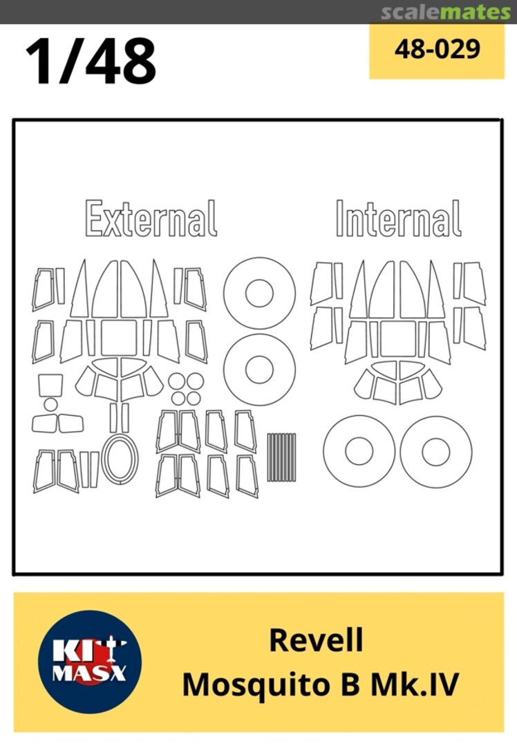 Boxart Mosquito B Mk.IV 48-029 Kit Masx Boxart Mosquito B Mk.IV 48-029 Kit Masx