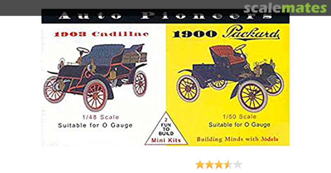Boxart 1903 Cadillac & 1900 Packard GM3605 Platz Boxart 1903 Cadillac & 1900 Packard GM3605 Platz