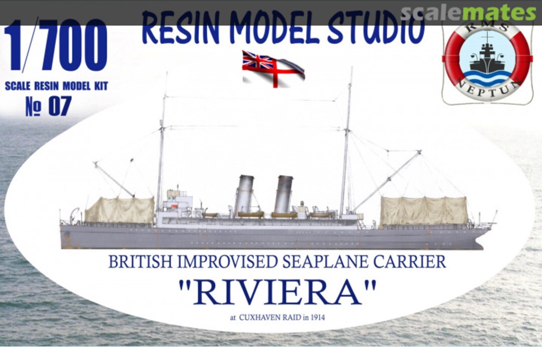 Boxart Seaplane Carrier Riviera 07 Resin Model Studio Boxart Seaplane Carrier Riviera 07 Resin Model Studio