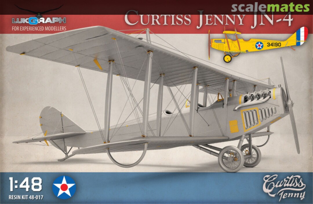 Boxart Curtiss Jenny JN-4 48-017 Lukgraph Boxart Curtiss Jenny JN-4 48-017 Lukgraph