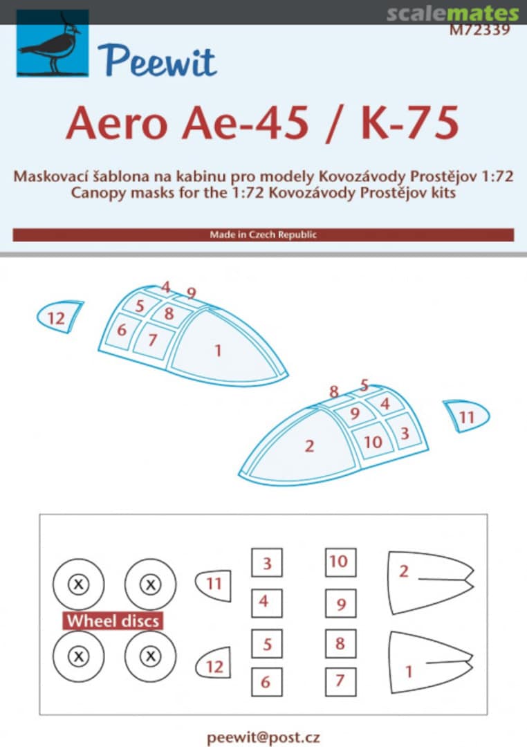 Boxart Aero Ae-45 / K-75 M72339 Peewit Boxart Aero Ae-45 / K-75 M72339 Peewit