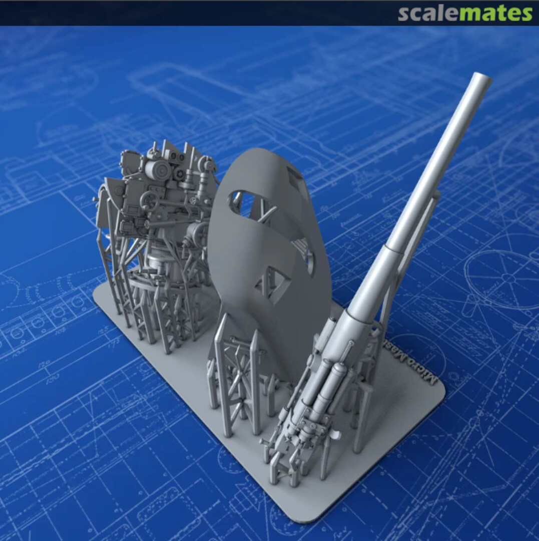 Boxart 8.8cm/45 (3.46") Flak L/45 MPL C13 MM1450P Micro Master Boxart 8.8cm/45 (3.46") Flak L/45 MPL C13 MM1450P Micro Master