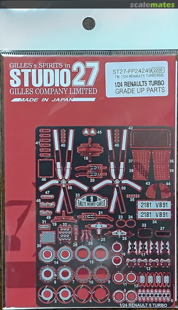 Boxart RENAULT5 TURBO ST27-FP24249 Studio27 Boxart RENAULT5 TURBO ST27-FP24249 Studio27