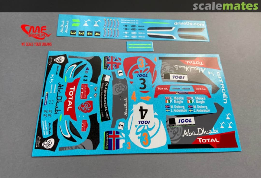 Boxart Citroen DS3 WRC - Tour De Corse 2015, Meeke, Ostberg MFZ-DC2486 MF-Zone