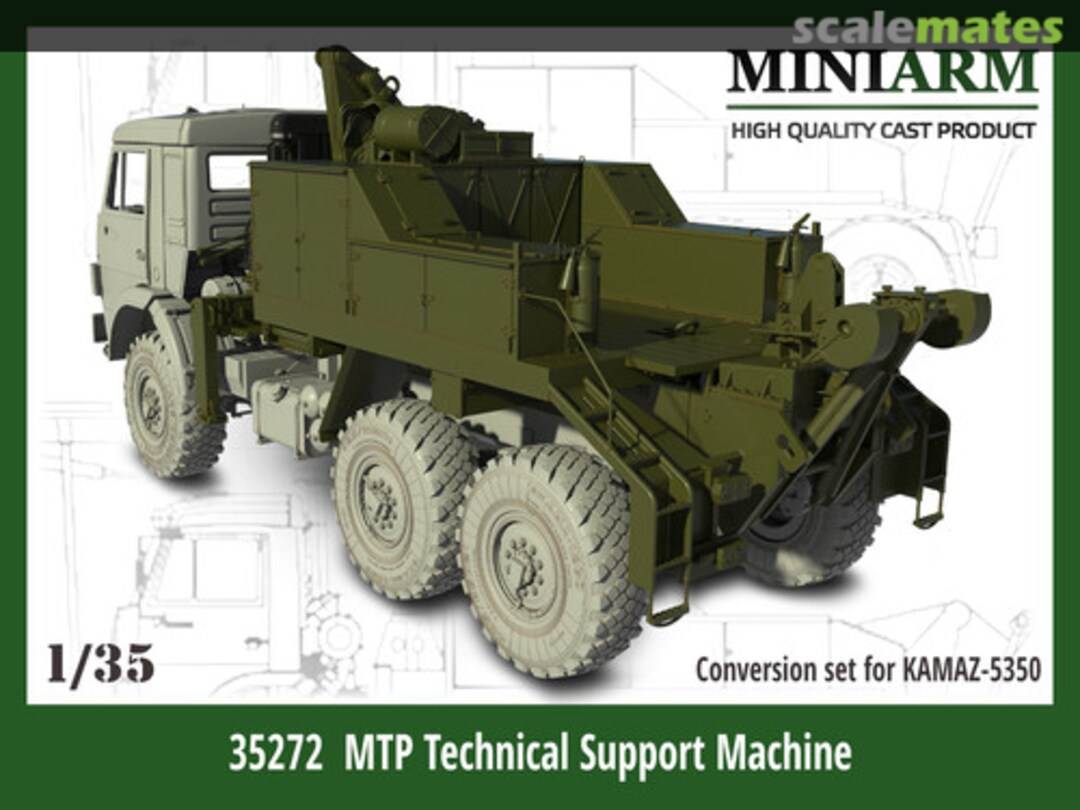 Boxart MTP Technical Support Machine conversion set 35272 Miniarm Boxart MTP Technical Support Machine conversion set 35272 Miniarm