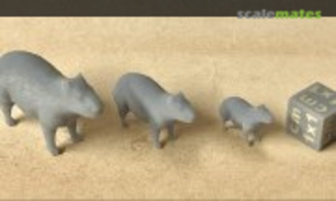 1:72 Capybara - 2 pieces (EMP3d 72130202) 72130202
