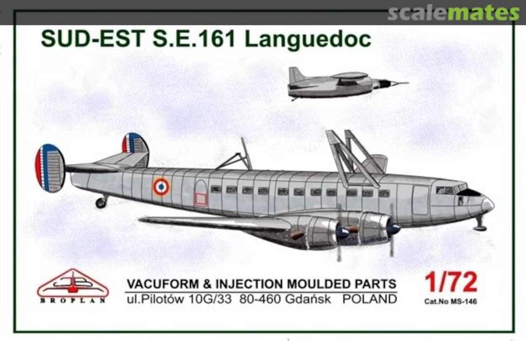 Boxart Sud-Est S.E. 161 Languedoc MS-146 Broplan Boxart Sud-Est S.E. 161 Languedoc MS-146 Broplan