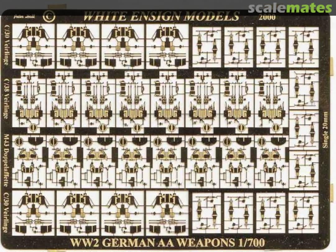 Boxart German Light AA Weapons PE 733 White Ensign Models Boxart German Light AA Weapons PE 733 White Ensign Models