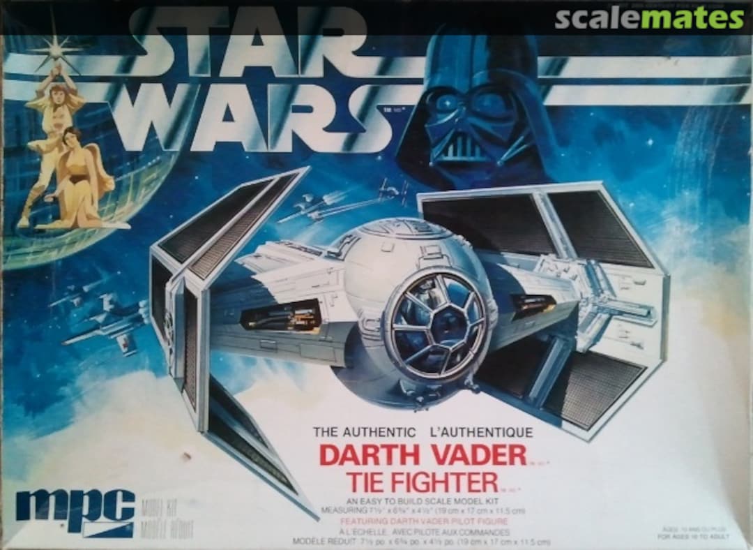 Boxart Darth Vader TIE Fighter Q1-1915 MPC