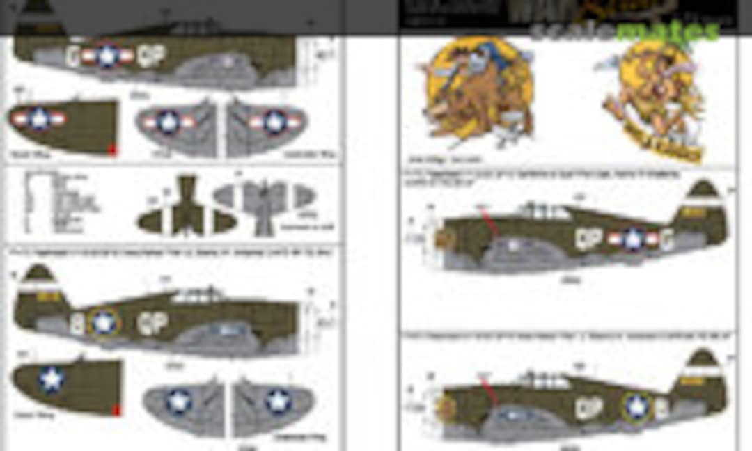 1:72 P-47C Razorback Thunderbolts (Kits-World KW172110) KW172110