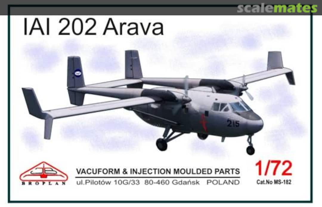 Boxart IAI 202 Arava MS-182 Broplan Boxart IAI 202 Arava MS-182 Broplan