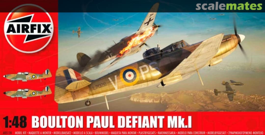 Boxart Boulton Paul Defiant Mk.I A05128 Airfix Boxart Boulton Paul Defiant Mk.I A05128 Airfix