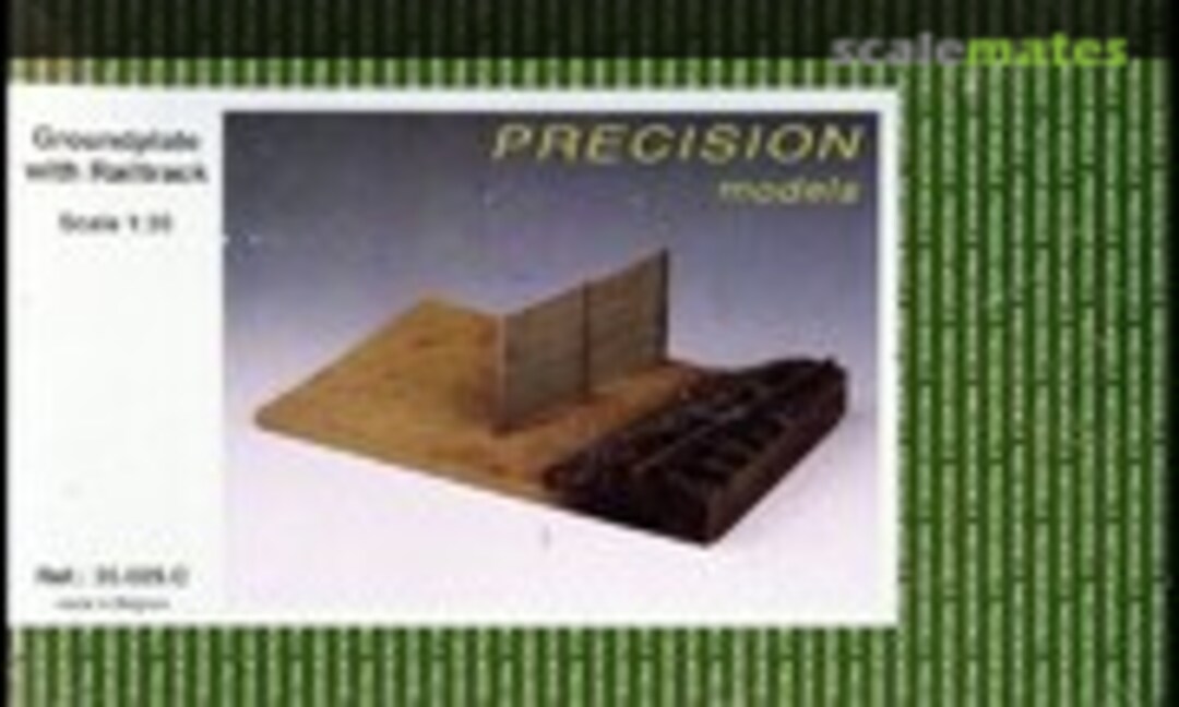 1:35 Ground Plate with Rail Track (Precision Models 35.029.C) 35.029.C