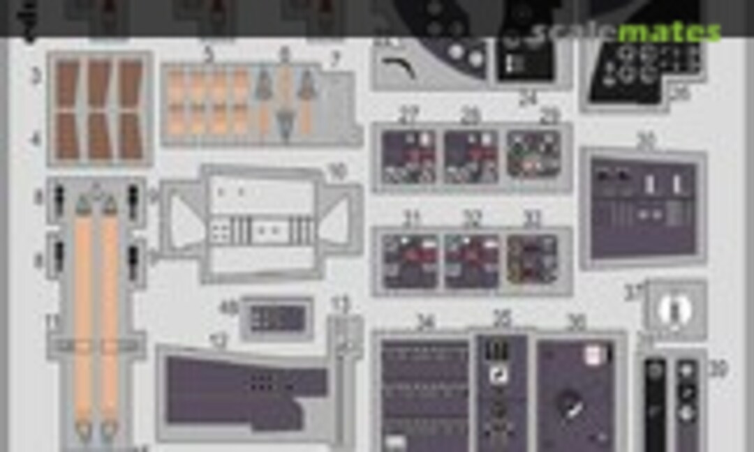 1:48 Do 17Z-10 interior (Eduard FE738) FE738