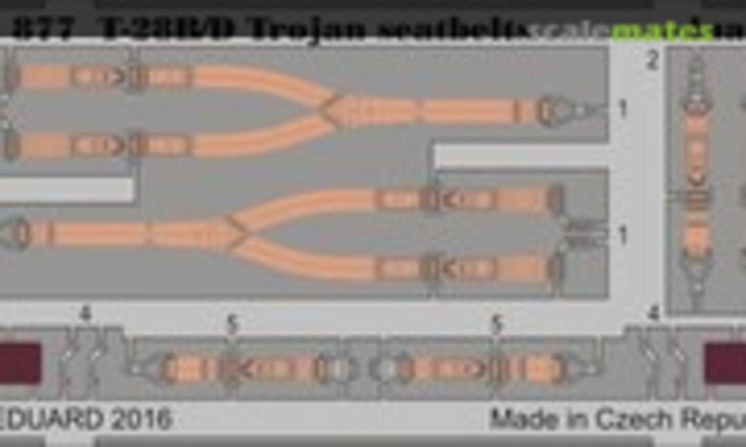 1:32 T-28B/D Trojan seatbelts (Eduard 32877) 32877