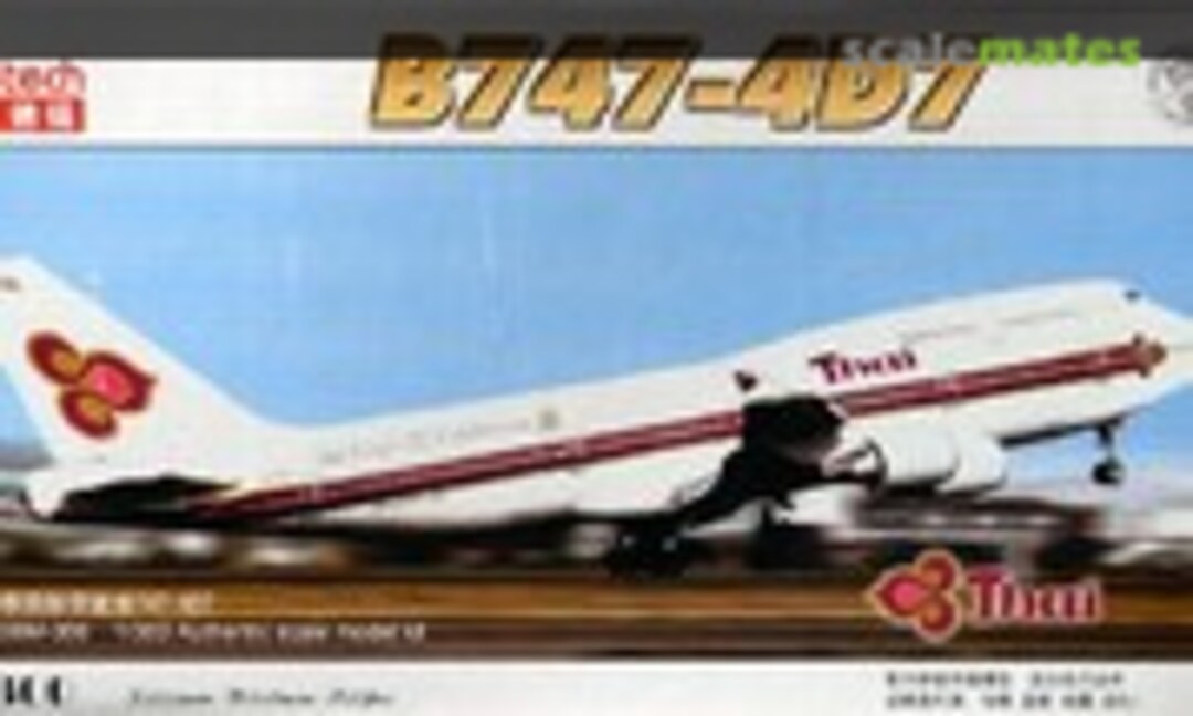 1:300 B747-4D7 (Kitech 08M-366)