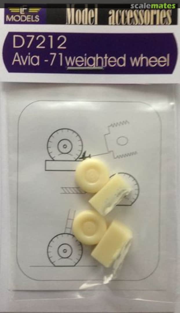 Boxart Avia-71 Weighted Wheel D7212 LF Models