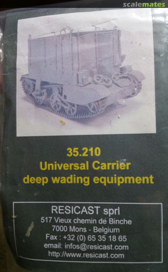 Boxart Universal Carrier Deep Wading Equipment 35.210 Resicast Boxart Universal Carrier Deep Wading Equipment 35.210 Resicast