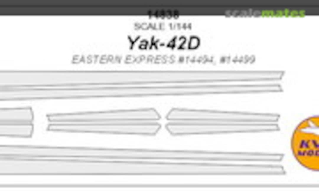 1:144 Yak-42D (KV Models 14838) 14838
