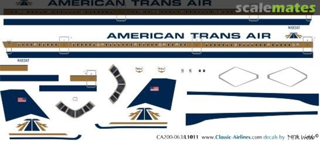 Boxart ATA (first) L1011 CA200-063 Classic Airlines Boxart ATA (first) L1011 CA200-063 Classic Airlines