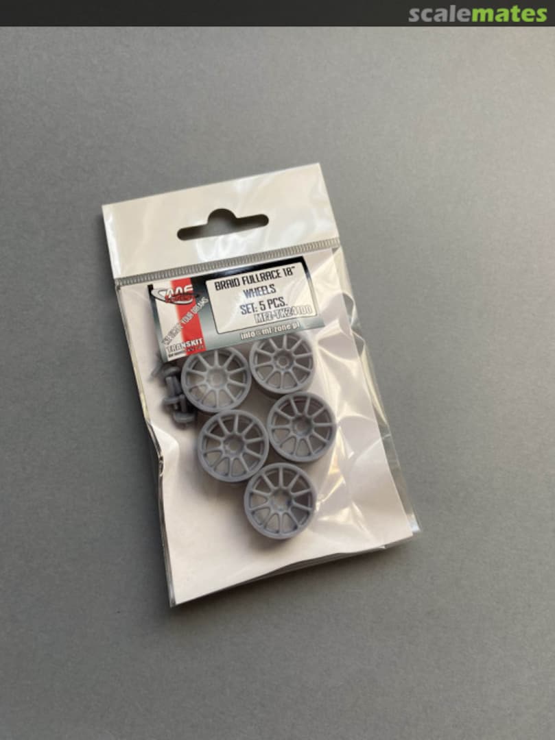 Boxart Braid Fullrace 18'' Wheels Set (5pcs) MFZ-TK24100 MF-Zone Boxart Braid Fullrace 18'' Wheels Set (5pcs) MFZ-TK24100 MF-Zone