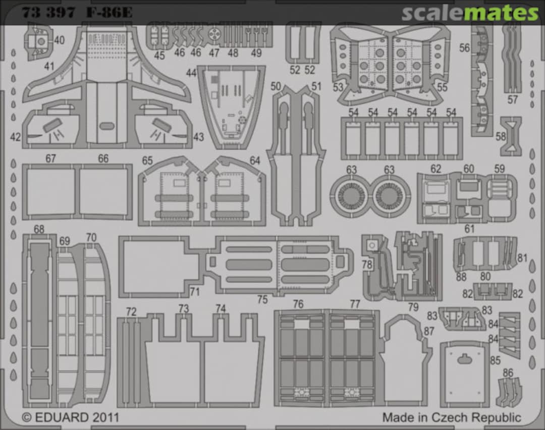 Boxart F-86E S.A. 73397 Eduard Boxart F-86E S.A. 73397 Eduard