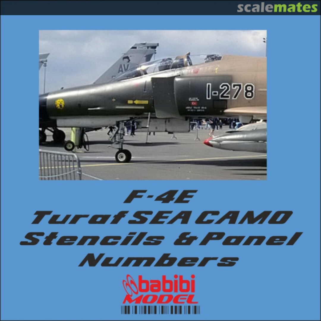 Boxart F-4E Turaf SEA Camo Stencils and Panel Numbers Decal Set Dbt-01448 Babibi model Boxart F-4E Turaf SEA Camo Stencils and Panel Numbers Decal Set Dbt-01448 Babibi model