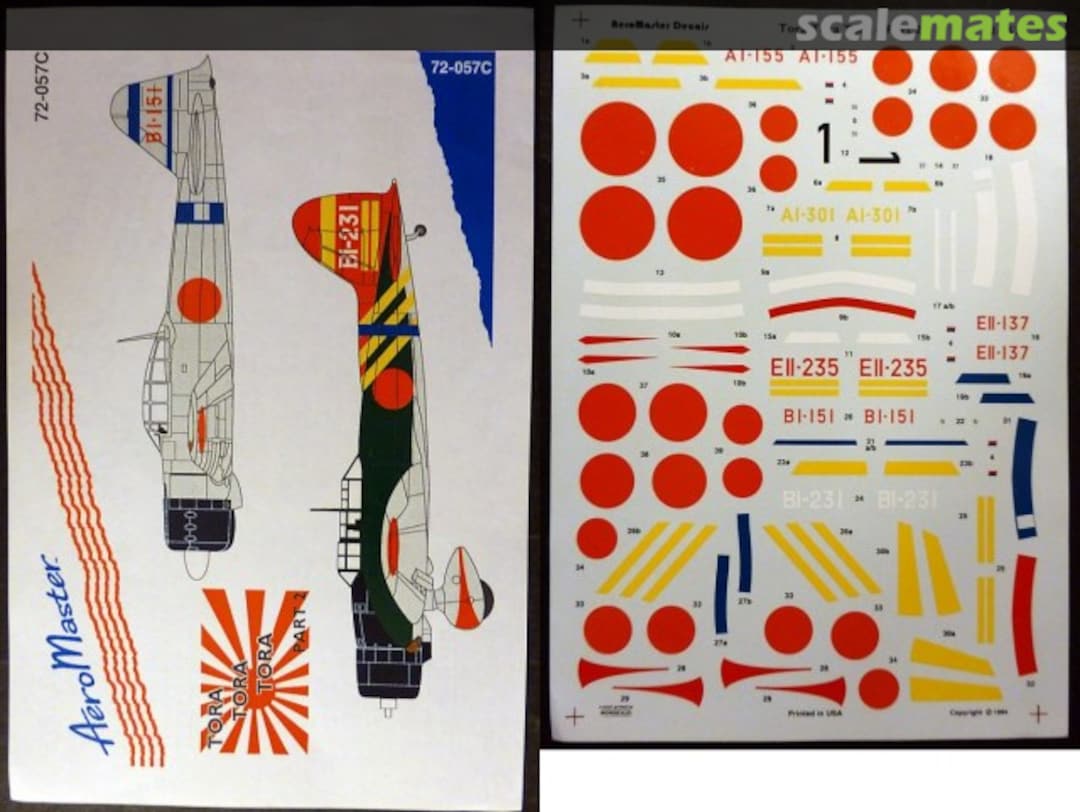 Boxart Tora Tora Tora Part 2 72-057C AeroMaster Boxart Tora Tora Tora Part 2 72-057C AeroMaster