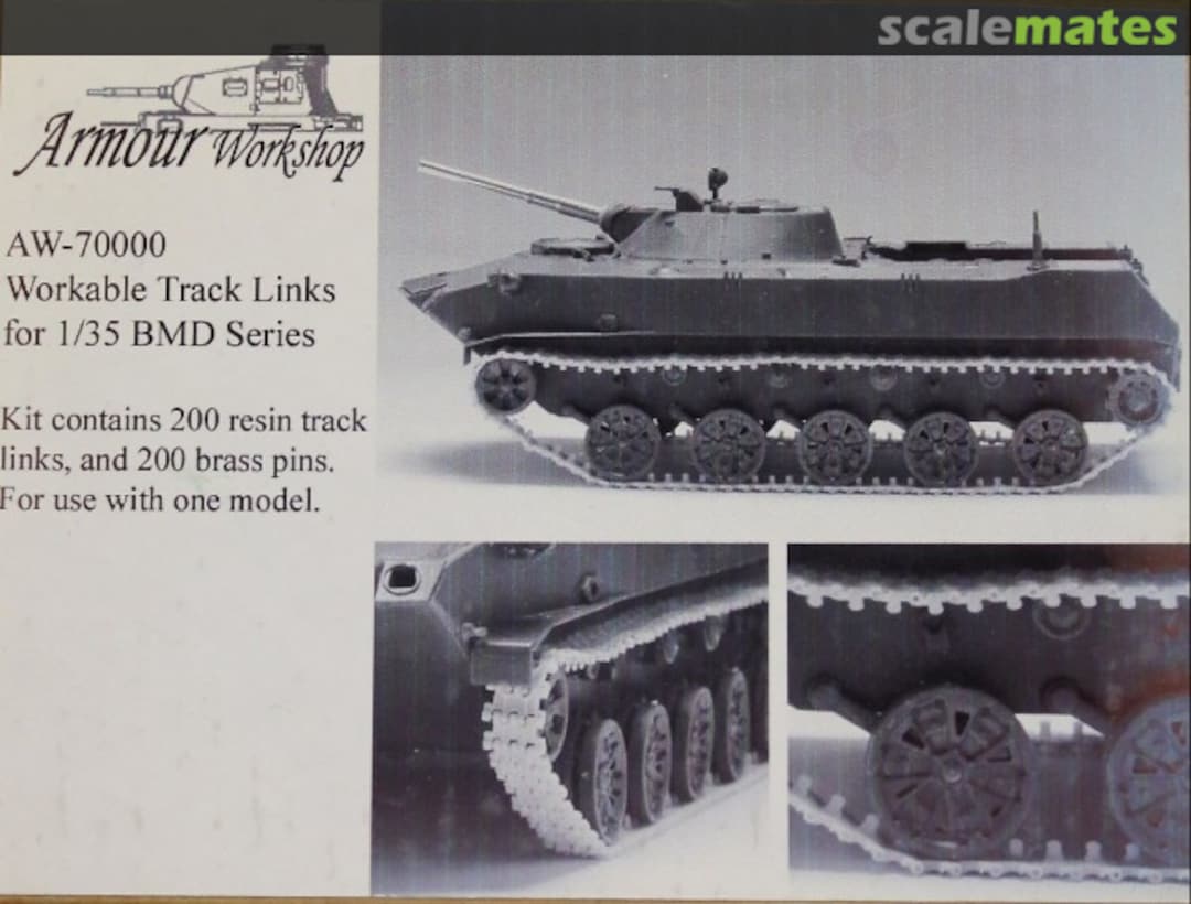 Boxart Workable Track Links for the BMD Series AW-70000 Armour Workshop Boxart Workable Track Links for the BMD Series AW-70000 Armour Workshop
