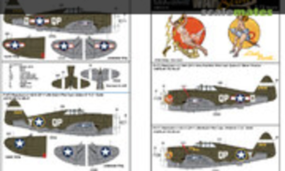 1:72 P-47C/D Razorback Thunderbolts (Kits-World KW172111) KW172111