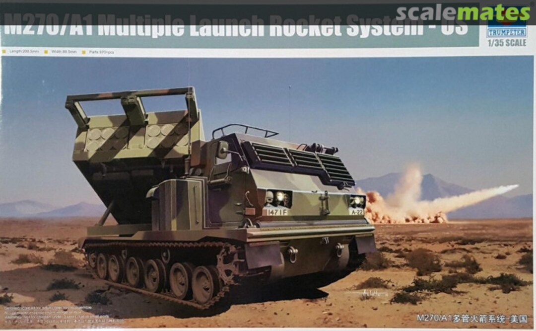 Boxart M270A1 Multiple Launch Rocket System - US 01049 Trumpeter Boxart M270A1 Multiple Launch Rocket System - US 01049 Trumpeter