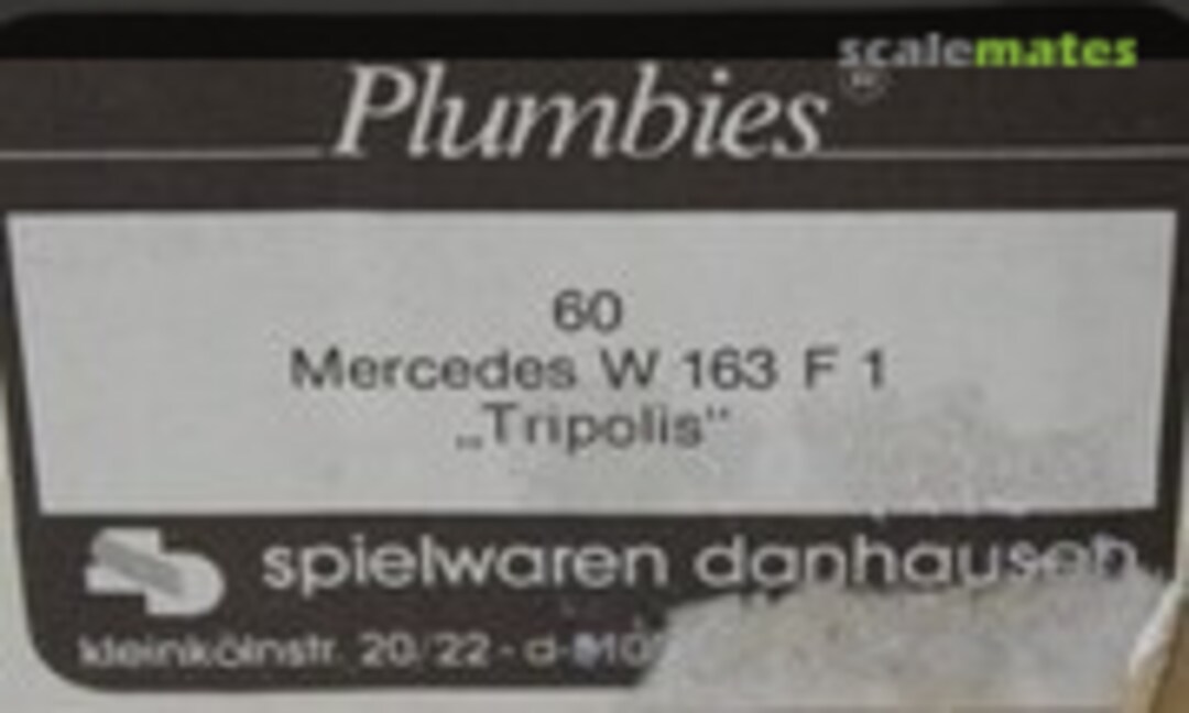 1:43 Mercedes W163 F1 (Correct is W165) (Plumbies 60) 60